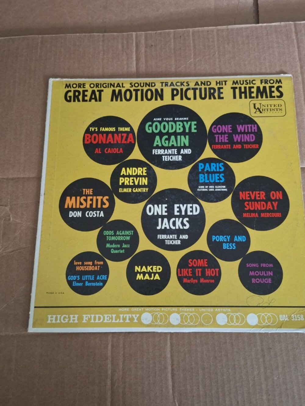 great motion picture themes lp record